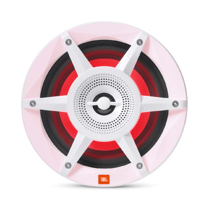 JBL STADIUM MARINE 6.5" PREMIUM 2 WAY RGB LED COAXIAL SPEAKERS WHITE (MW6520AM)