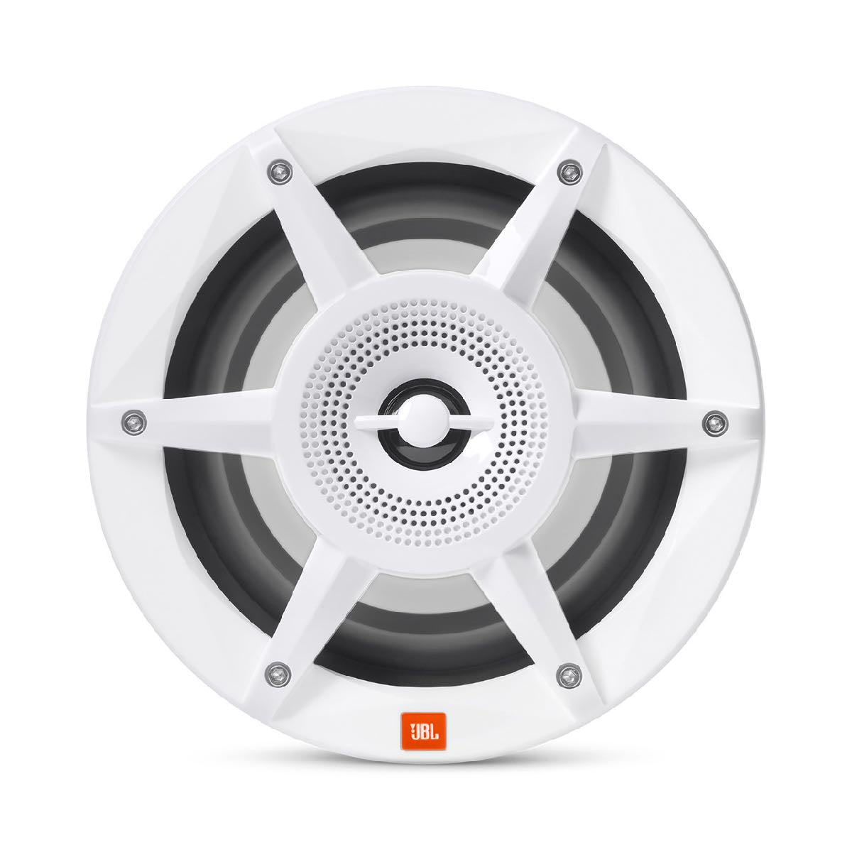 JBL STADIUM MARINE 6.5" PREMIUM 2 WAY RGB LED COAXIAL SPEAKERS WHITE (MW6520AM)