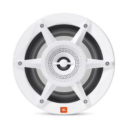 JBL STADIUM MARINE 6.5" PREMIUM 2 WAY RGB LED COAXIAL SPEAKERS WHITE (MW6520AM)