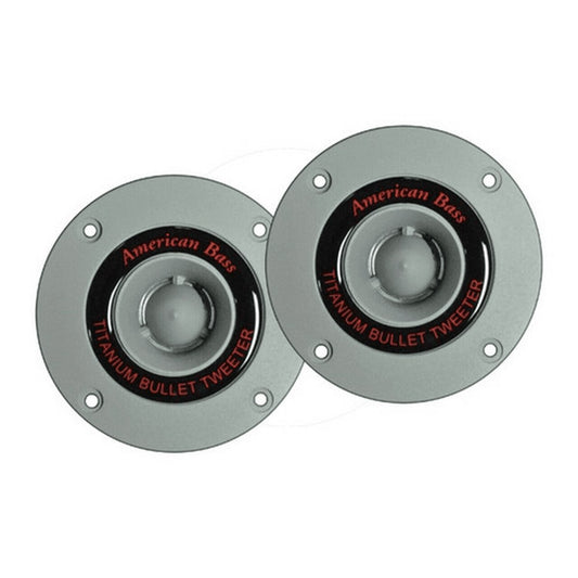 AMERICAN BASS 3.5" 150 WATT FLUSH MOUNT PRO AUDIO TWEETERS 4 OHM SOLD AS PAIR (MX251T)