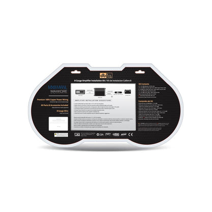 DB LINK MAXKORE 8 GAUGE PURE COPPER AMP KIT (MX8MANL)