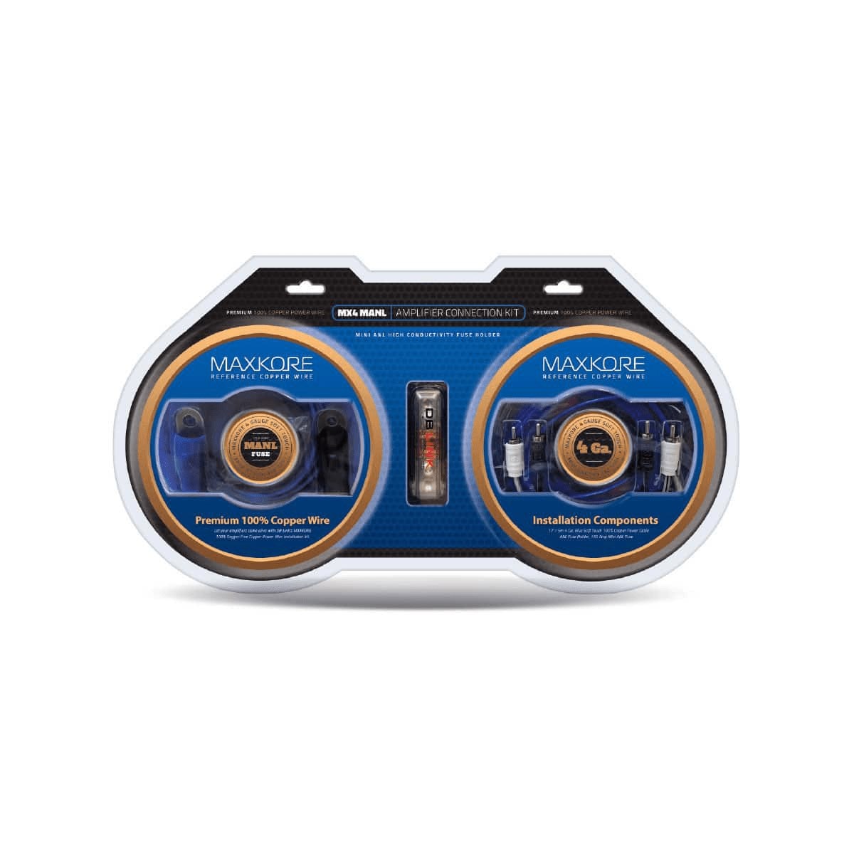 DB LINK MAXKORE 4 GAUGE PURE COPPER AMP KIT (MX4MANL)