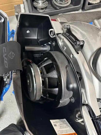 NAGY CUSTOMS HARLEY 2024 CVO & UP 10" WOOFER RINGS FOR SADDLE BAGS PAIR PACKED WITH PANEL BOND (NAGY1024)