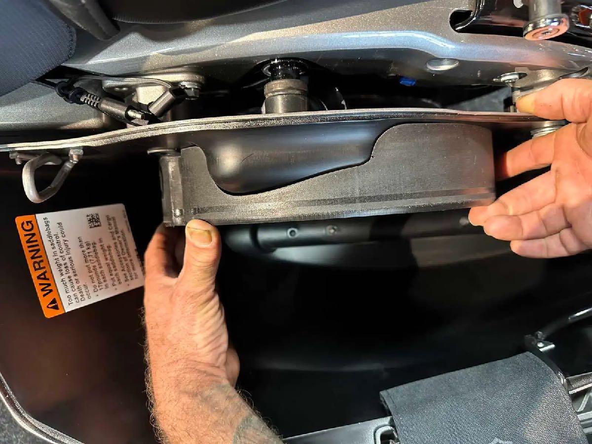 NAGY CUSTOMS HARLEY 2024 CVO & UP 10" WOOFER RINGS FOR SADDLE BAGS PAIR PACKED WITH PANEL BOND (NAGY1024)