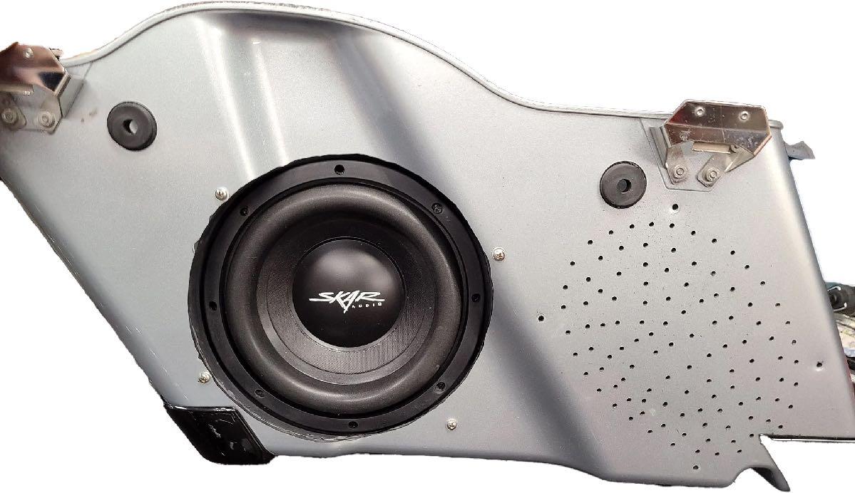 NAGY RINGS REAR HARLEY 8" SUB OR MIDBASS MOUNT 98-PRESENT (NAGYR8)