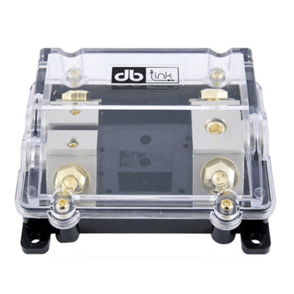 DB LINK DUAL ANL FUSE BLOCK 1 - 0 GAUGE INPUT AND 2 - 4 GAUGE OUTPUTS (NANLFB02)