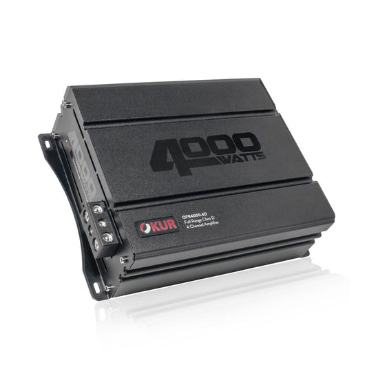 OKUR 4 CHANNEL FULL RANGE CLASS D AMPLIFIER 4000 WATT AMP 1 OHM CAPABLE (OFR4000.4D)