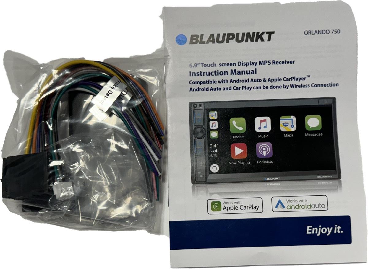 BLAUPUNKT 6.9" WIRELESS APPLE CARPLAY & ANDROID AUTO (ORLANDO750)