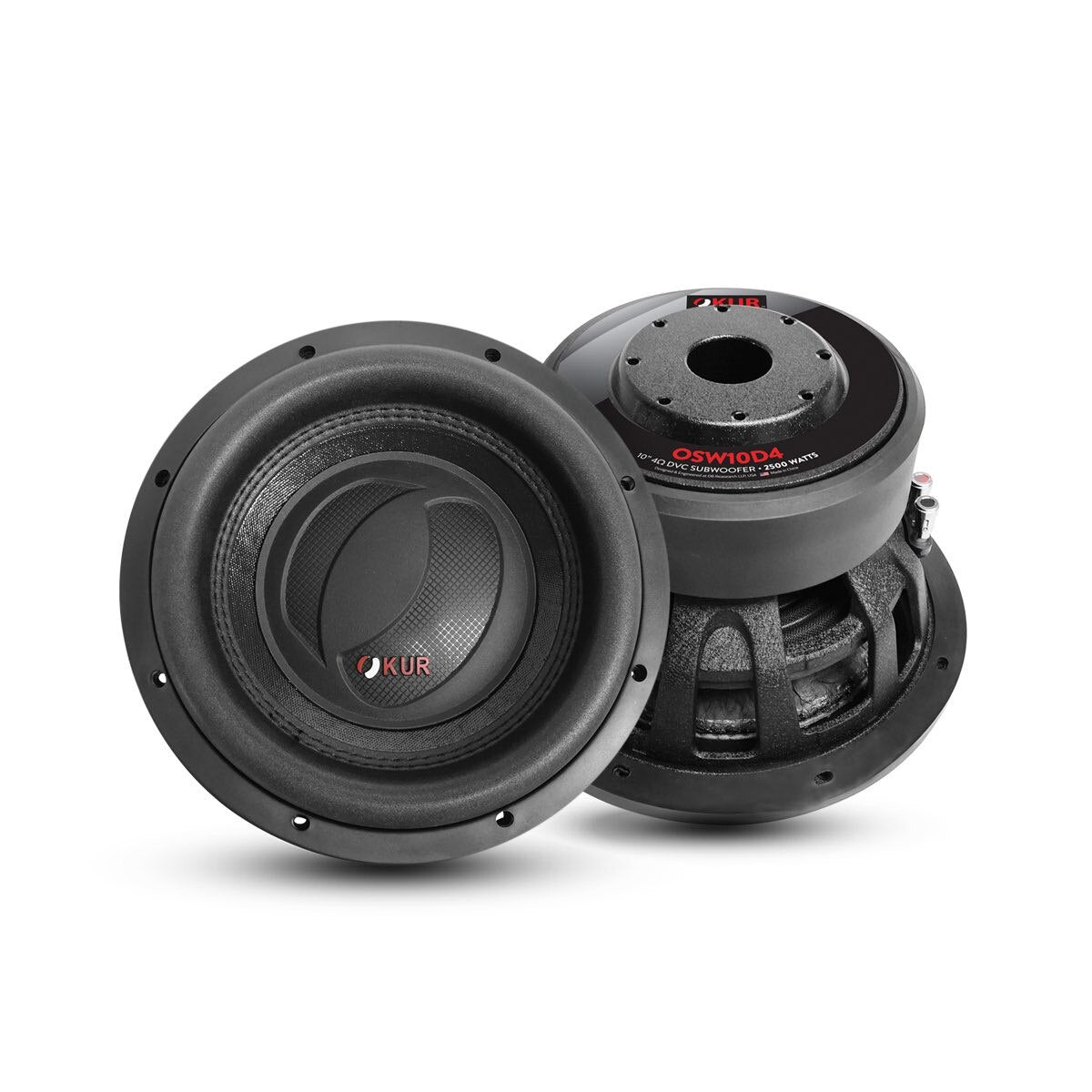 OKUR 10" 2500 WATT D4 WOOFER DIECAST BASKET (OSW10D4) - image 1