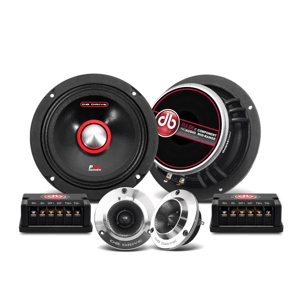 DB DRIVE PRO AUDIO COMPONENT SET 6.5" (P36K)