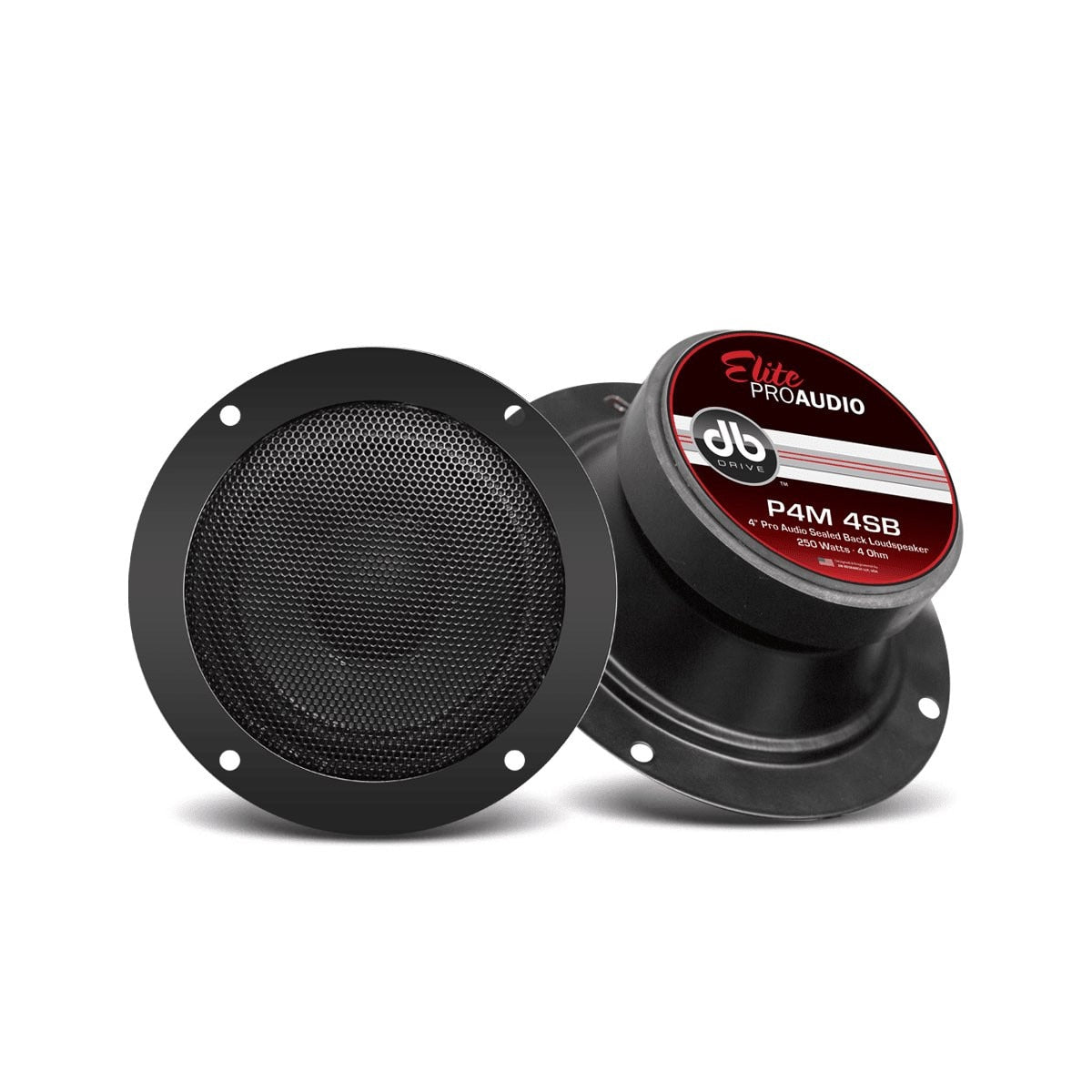 DB DRIVE 4" SEALED BACK MIDRANGE 250 WATTS (P4M4SB) - image 1
