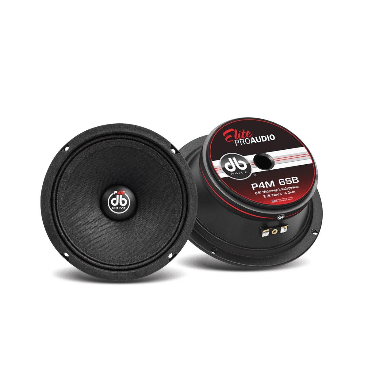 DB DRIVE 6.5" SEALED BACK MIDRANGE 275 WATTS (P4M6SB)
