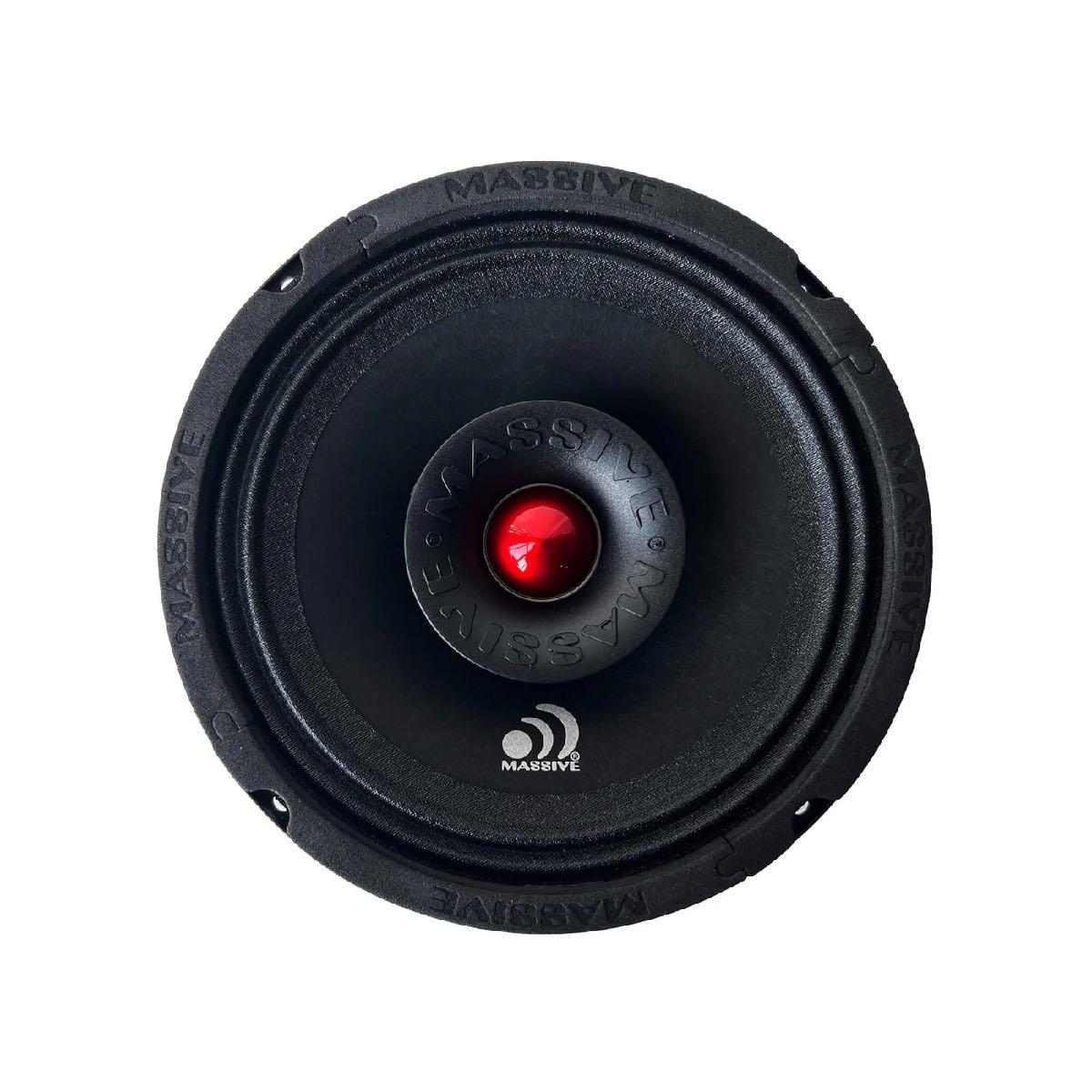 MASSIVE AUDIO 280 WATT 6.5" MID-BASS PRO AUDIO COAXIAL NEO WEATHERPROOF SPEAKER EACH P65NTI