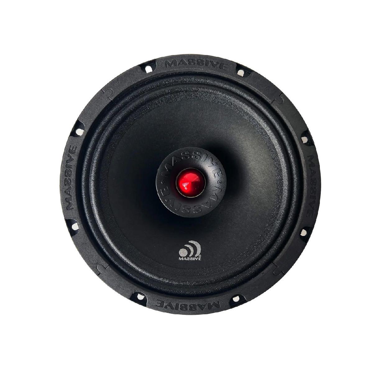 MASSIVE AUDIO 320 WATT 8" MID-BASS PRO AUDIO COAXIAL NEO WEATHERPROOF SPEAKER EACH (P8NTI)