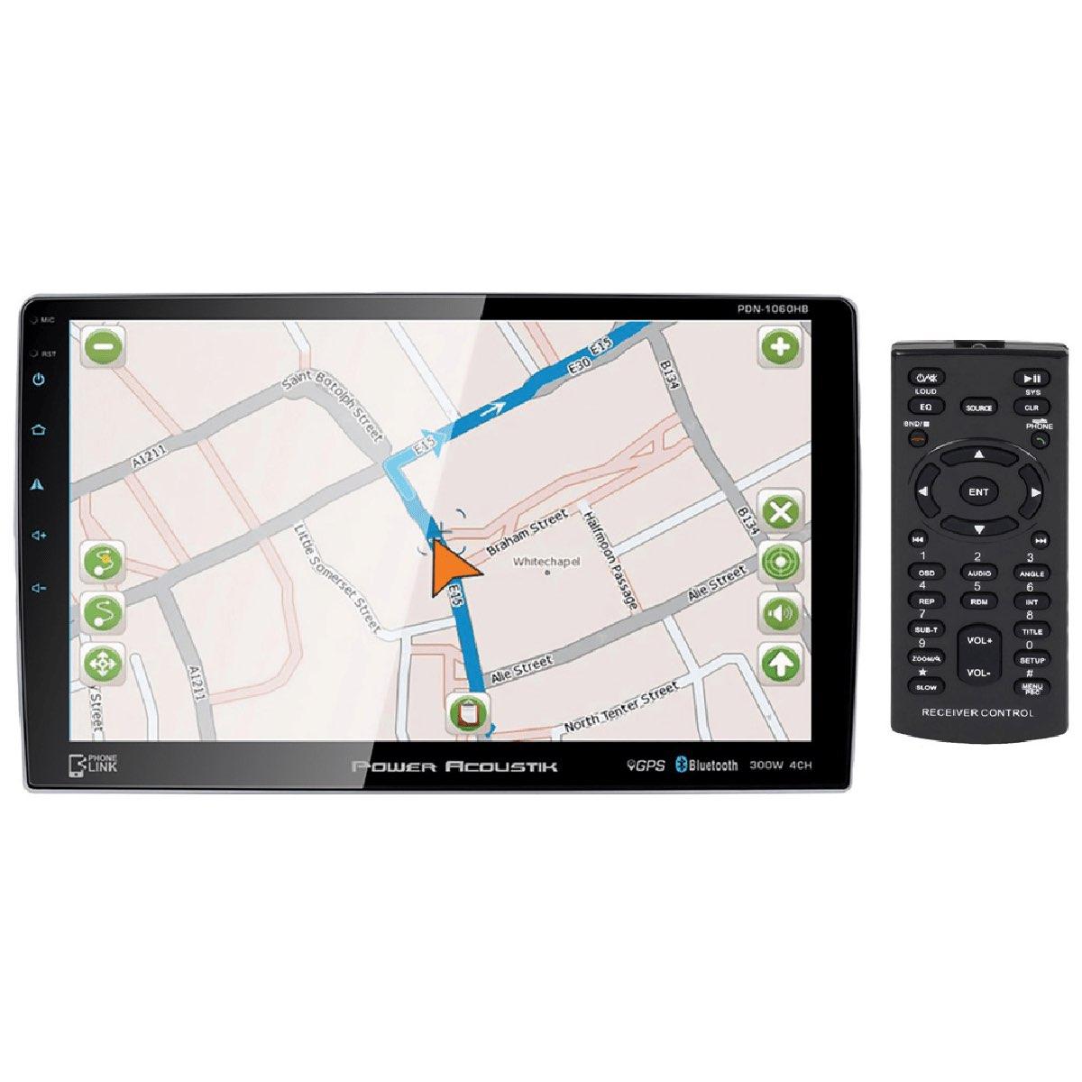 POWER ACOUSTIK 10.6" DOUBLE DIN W/NAV (PDN1060HB)