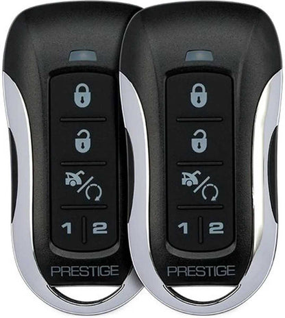 PRESTIGE (2) LONG RANGE 5 BUTTON TRANSMITTERS with ANTENNA UP TO 1 MILE - FOR USE ON FLRSBA AND DATA START SYSTEMS (PE5BZ)