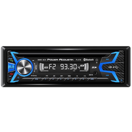 POWER ACOUSTIK MECHLESS IN DASH W/ BLUETOOTH (PL51B)