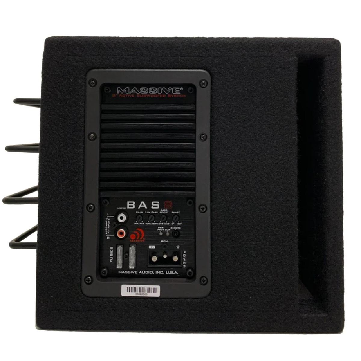 MASSIVE AUDIO 500 WATT RMS FLUSH MOUNT MONO AMP (PLATER1)