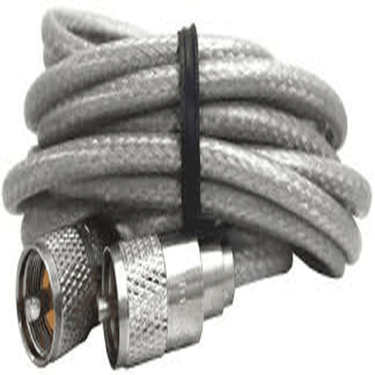 PROCOMM PRE-MADE RG8X MINI CLEAR 9' COAX (PR98XC)