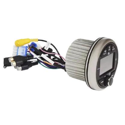 JBL AM/FM HIGH POWER BLUETOOTH GAUGE STYLE MARINE RADIO WITH COLOR LCD AND CAMERA INPUT (PRV275)