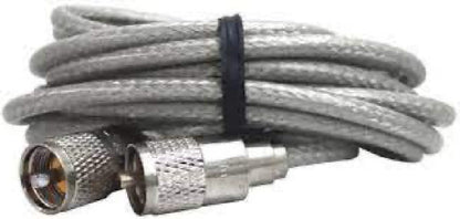 PROCOMM PRE-MADE RG8X MINI CLEAR 18' COAX (PR18-8XC)