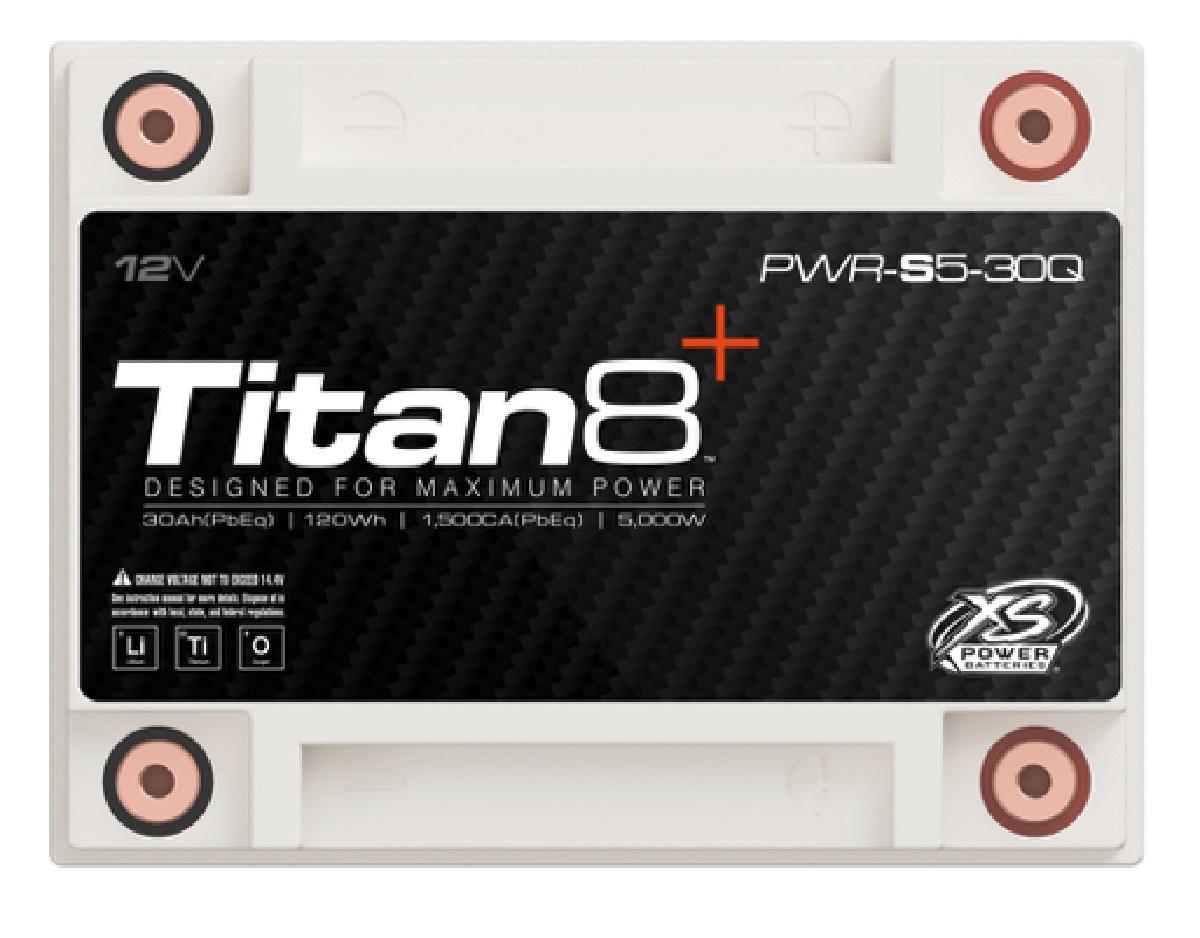 XS POWER TITAN SERIES LITHIUM TITANATE 12 VOLT 5000 WATT HARLEY BATTERY (PWR-S5-30Q)
