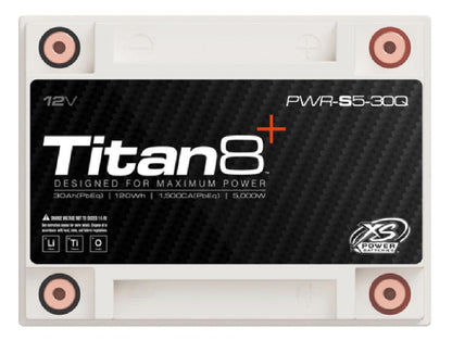 XS POWER TITAN SERIES LITHIUM TITANATE 12 VOLT 5000 WATT HARLEY BATTERY (PWR-S5-30Q)