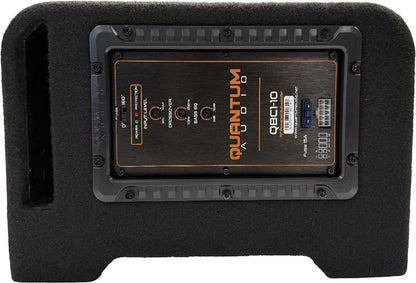 QUANTUM AUDIO SINGLE 10" LOADED SUBWOOFER ENCLOSURE WITH BUILT IN AMPLIFIER (QBC1-10)