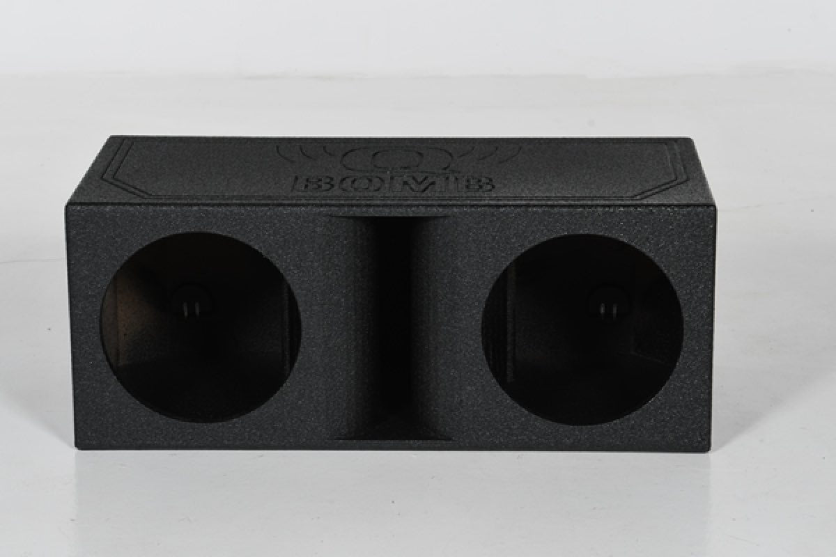 Qpower 2 HOLE 12" VENTED BED LINER SUBWOOFER ENCLOSURE (QBOMB12HP)