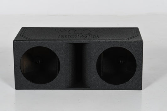 Qpower 2 HOLE 12" VENTED BED LINER SUBWOOFER ENCLOSURE (QBOMB12HP)