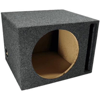 QPOWER SINGLE 12" SIDE PORTED BED LINER SUBWOOFER ENCLOSURE (QBOMB12VLSINGLE)