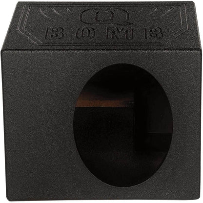 QPOWER SINGLE 10" SIDE PORTED BED LINER SUBWOOFER ENCLOSURE (QBOMB10VLSINGLE)
