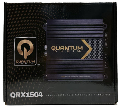 QUANTUM AUDIO MICRO SIZE 1200 WATT 4 CHANNEL AMPLIFIER (QRX1504)
