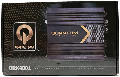 QUANTUM AUDIO MICRO SIZE 4000 WATT FULL RANGE MONO BLOCK AMPLIFIER (QRX4001)