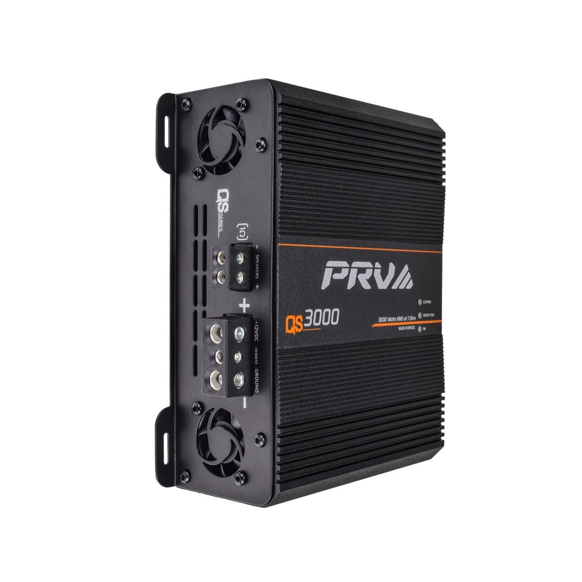 PRV AUDIO - 1 CHANNEL 3000 WATT AMPLIFIER 1 OHM STABLE (QS3000 1OHM)
