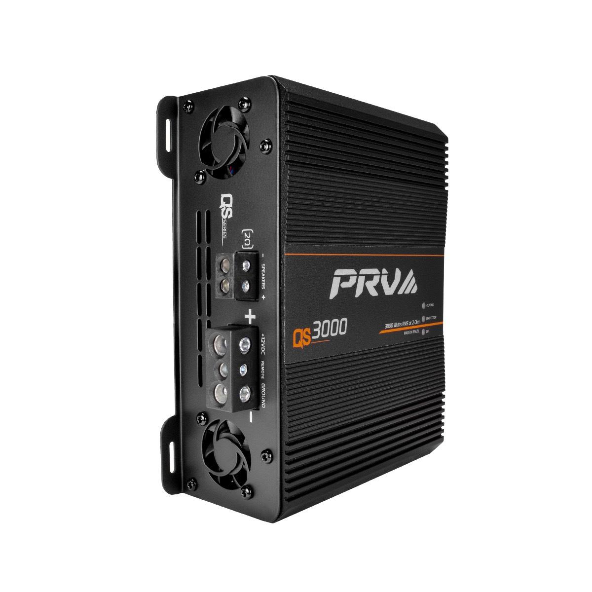 PRV AUDIO - 1 CHANNEL 3000 WATT AMPLIFIER 2 OHM STABLE (QS3000 2OHM)