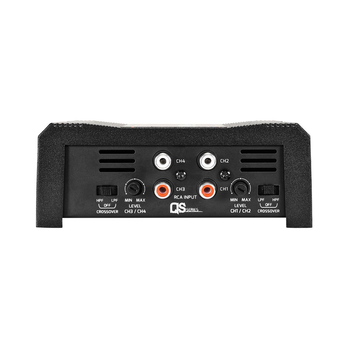 PRV AUDIO - 4 CHANNEL MINI COMPACT 400 WATT 4 CHANNEL AMPLIFIER (QS400.4 2OHM)