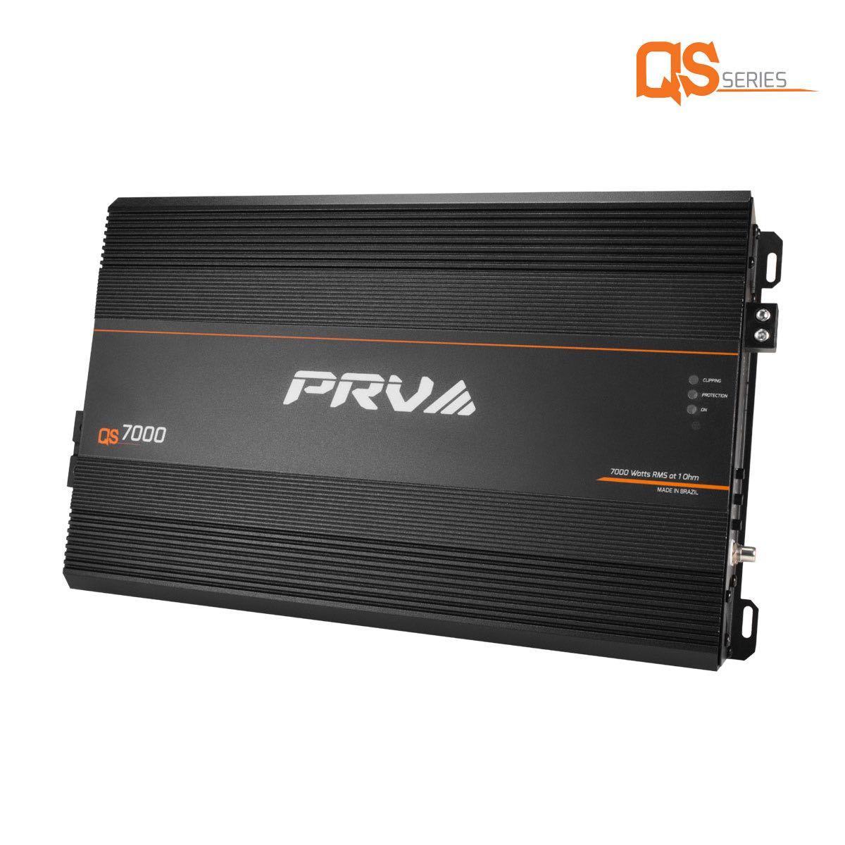 PRV AUDIO - 1 CHANNEL 7000 WATT RMS AMPLIFIER 1 OHM STABLE (QS7000 1OHM)