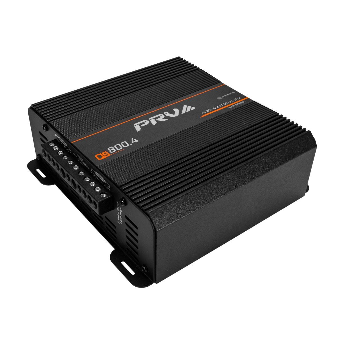 PRV AUDIO - 4 CHANNEL COMPACT 880 WATT 4 CHANNEL AMPLIFIER (QS800.4 2OHM)