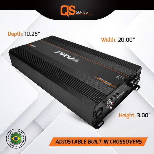 PRV AUDIO - 9000 WATT 1 OHM STABLE MONO BLOCK AMPLIFIER (QS9000 1OHM) - image 1