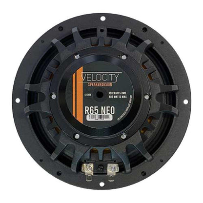 VELOCITY HIGH OUTPUT 400 WATT NEO 6.5" MID WOOFERS PAIR PACKED (R65NEO)