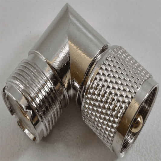 WORKMAN RIGHT ANGLE PL259 MALE TO SO239 FEMALE (RAA)