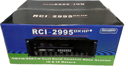 NEW RANGER HIGH POWER 200 WATT SSB BASE STATION 10 METER RADIO FACTORY REPAIR WARRANTY ONLY (RCI2995DXCF-HP)