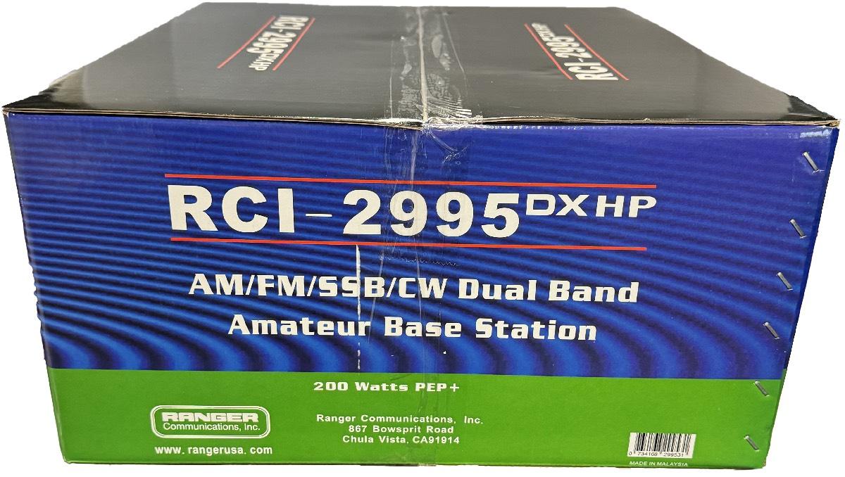 NEW RANGER HIGH POWER 200 WATT SSB BASE STATION 10 METER RADIO FACTORY REPAIR WARRANTY ONLY (RCI2995DXCF-HP)