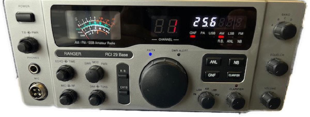 RANGER COMPACT 10 METER BASE STATION RADIO 100 WATT+ & SSB FACTORY REPAIR WARRANTY ONLY (RCI29BASE)