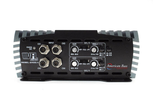 AMERICAN BASS CLASS D HIGH PERFORMANCE VFL AMPLIFIER (REBEL-2400.4) - image 1