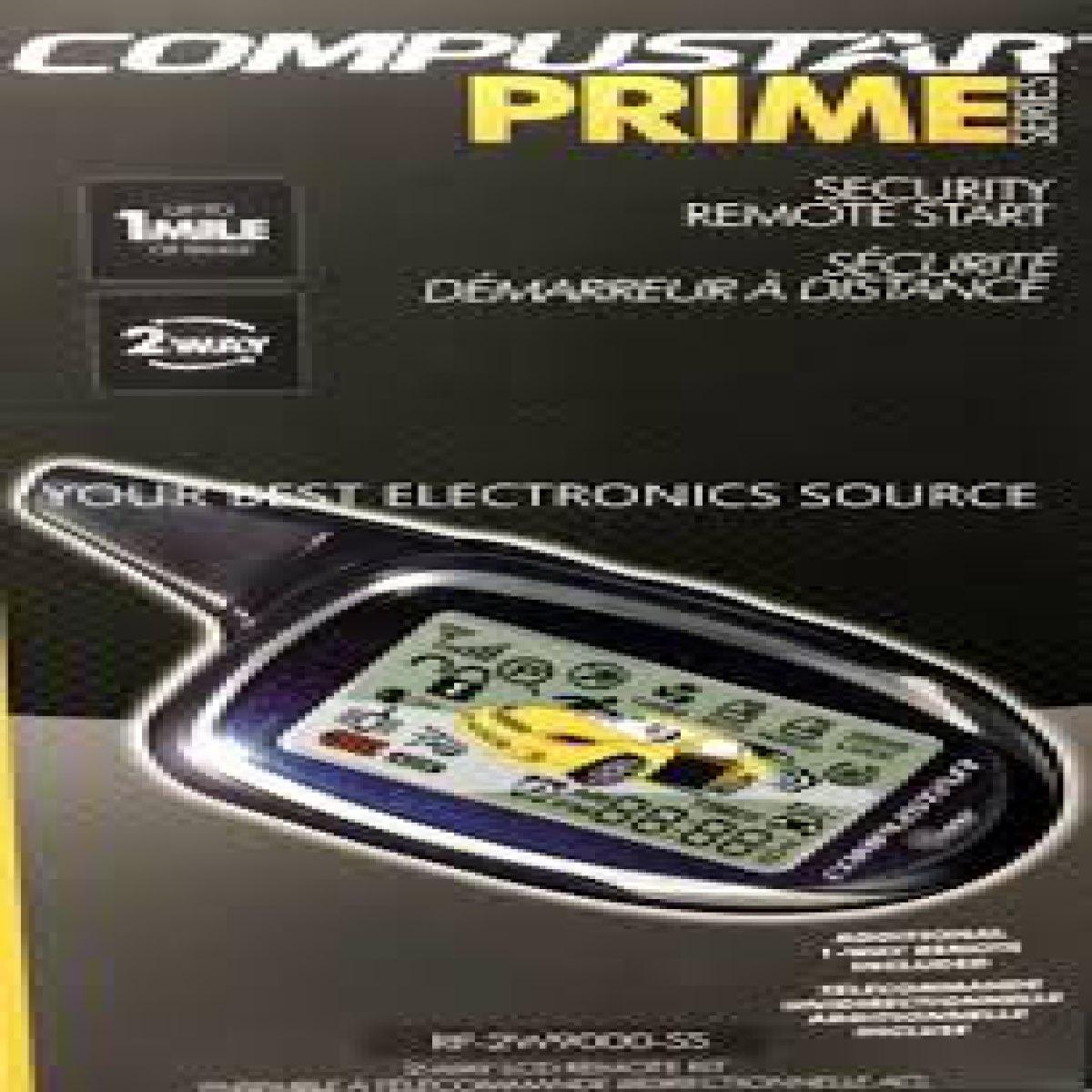 COMPUSTAR 2 WAY LCD 1 MILE RANGE RF KIT (RF2W9000SS)