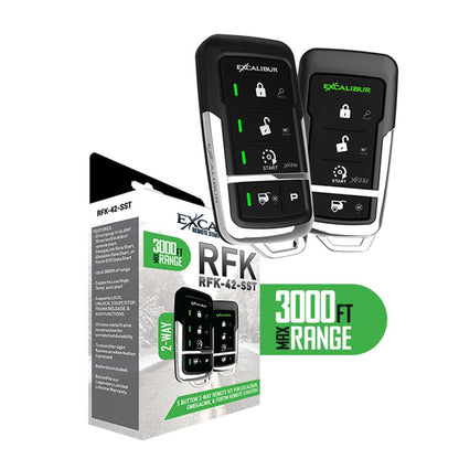 EXCALIBUR 900 MHZ SST 2-WAY LED 5 BUTTON RANGE EXTENDER RF KIT 3000' (RFK-42-SST)
