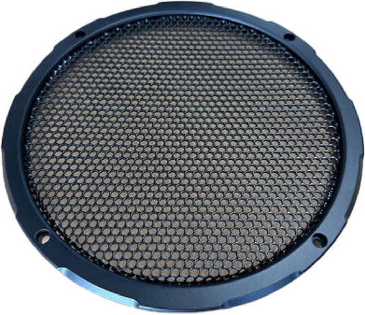 NAGY RINGS 6.5" ALL ALUMINUM SPEAKER GRILLS BLACK PAIR PACKED (NAGYRG6.5-BLACK)