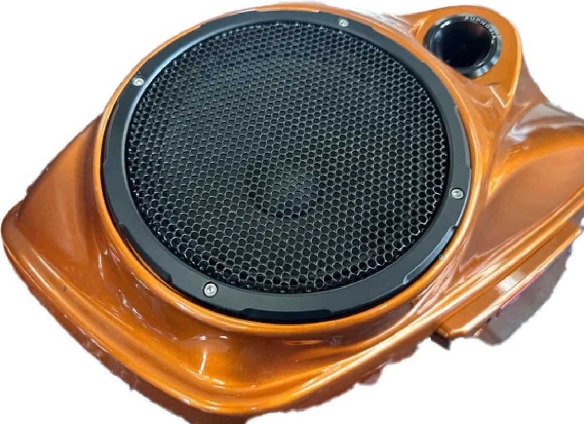 NAGY RINGS 6.5" ALL ALUMINUM SPEAKER GRILLS BLACK PAIR PACKED (NAGYRG6.5-BLACK)